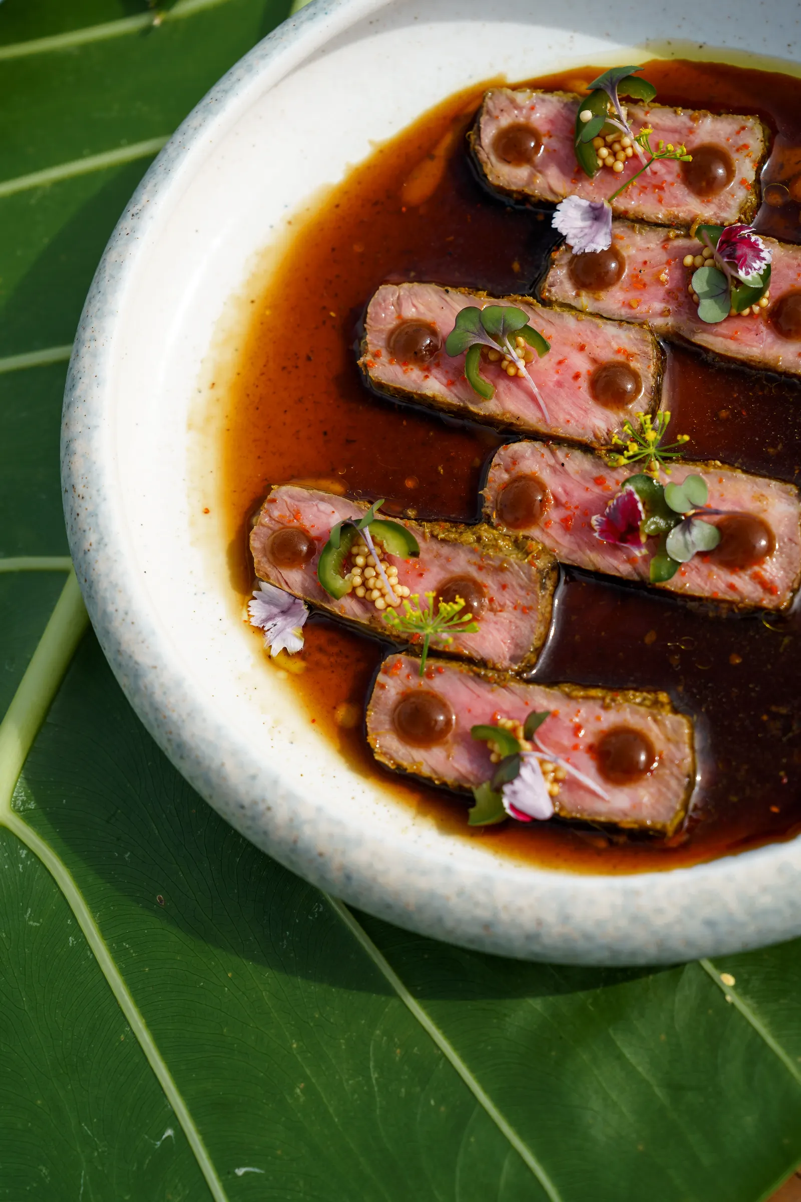 MediterAsian dishes and ingredients at Kokoon restaurant 5