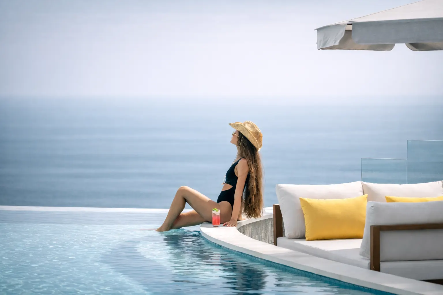 Momentos junto a la piscina